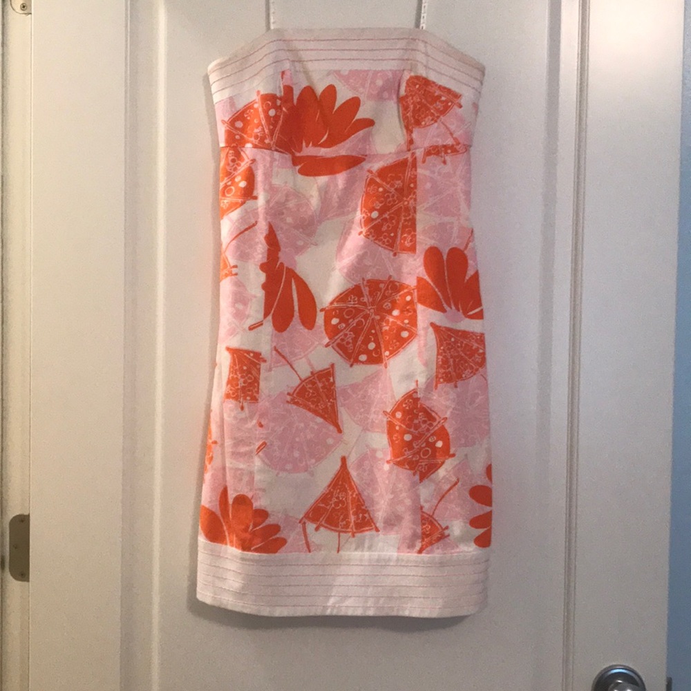 Lilly Pulitzer strapless dress